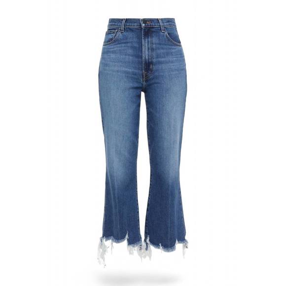 NEW J BRAND julia high rise flare jean in wonderland destruct - Picture 3 of 4